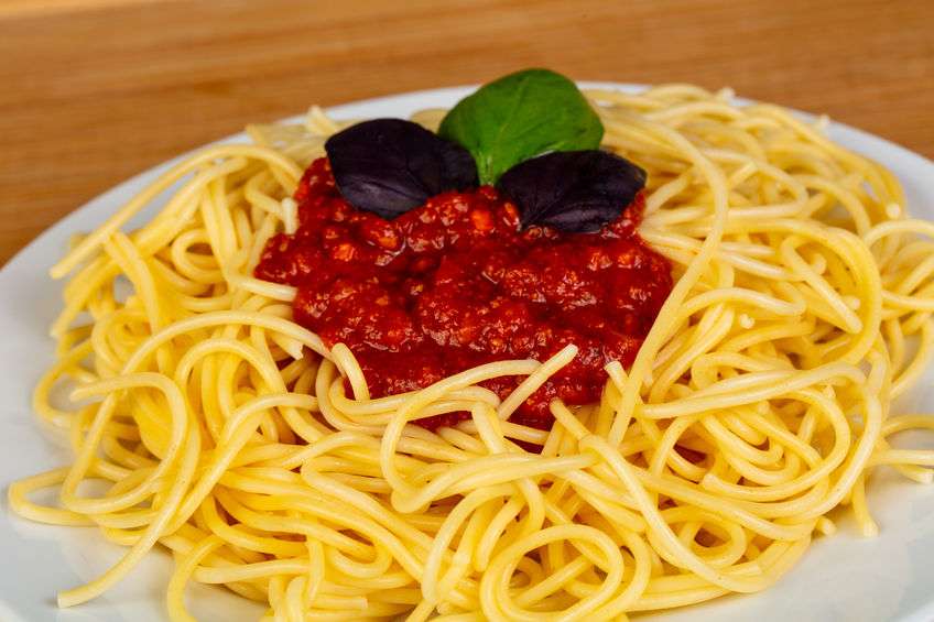 Спагетти с соусом «болоньезе»